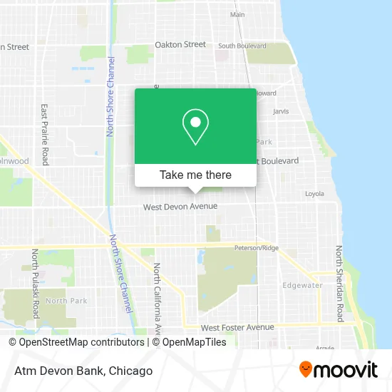 Atm Devon Bank map