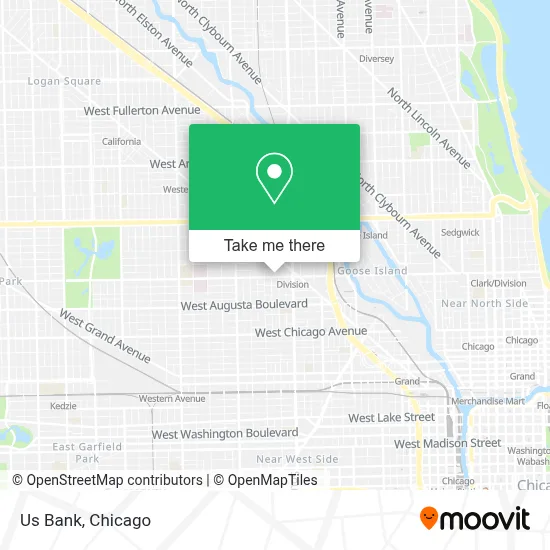Us Bank map