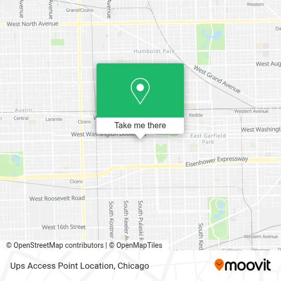 Ups Access Point Location map
