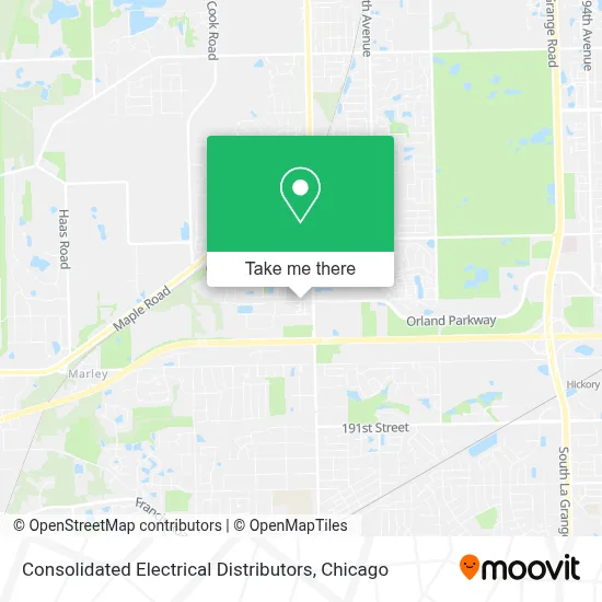 Consolidated Electrical Distributors map