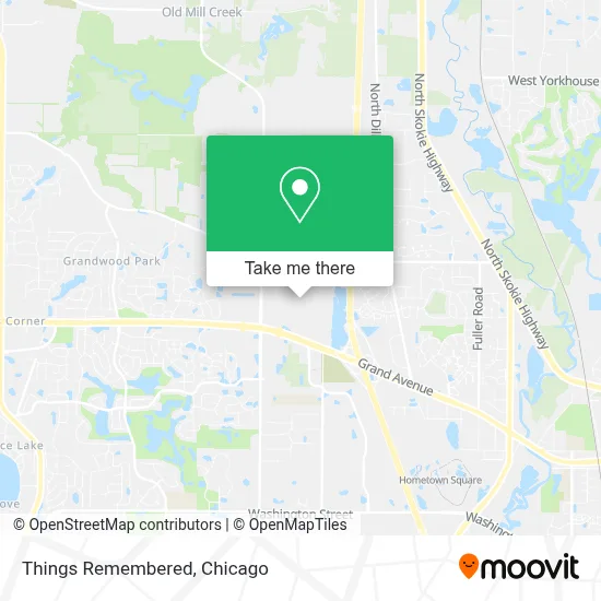 Things Remembered map