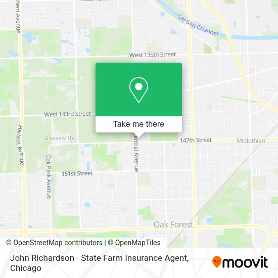 John Richardson - State Farm Insurance Agent map