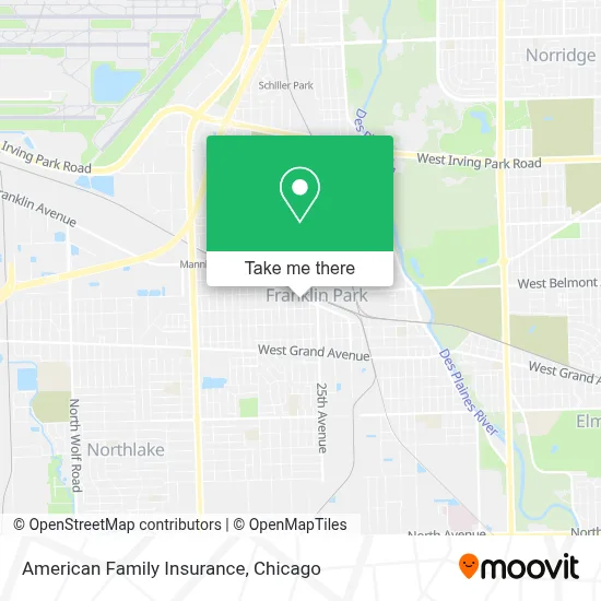 American Family Insurance map