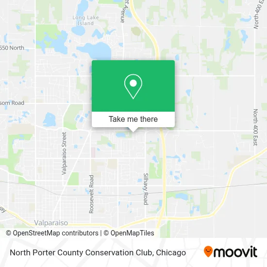 North Porter County Conservation Club map