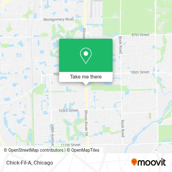 Chick-Fil-A map