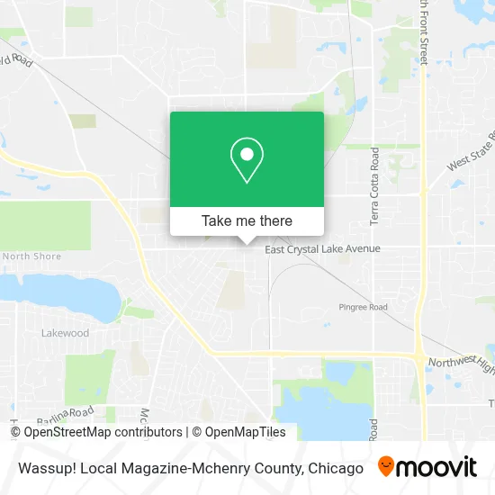 Wassup! Local Magazine-Mchenry County map