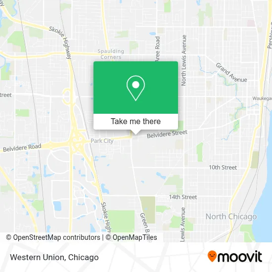 Western Union map