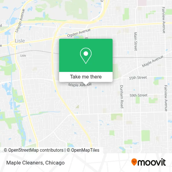 Maple Cleaners map