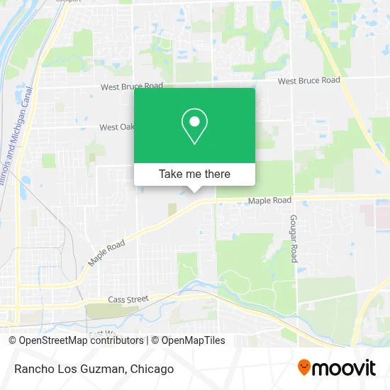 Rancho Los Guzman map
