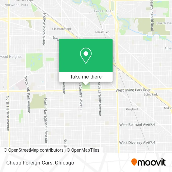 Cheap Foreign Cars map