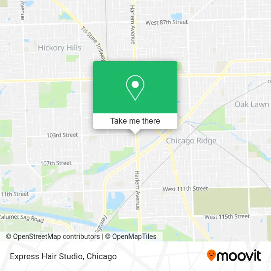 Express Hair Studio map