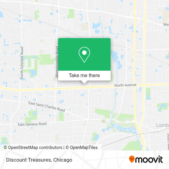Discount Treasures map