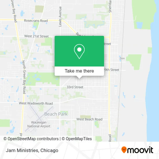 Jam Ministries map