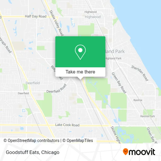 Goodstuff Eats map