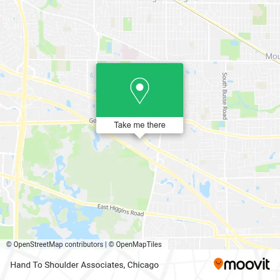 Hand To Shoulder Associates map