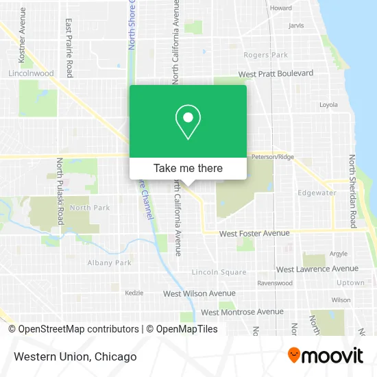 Western Union map
