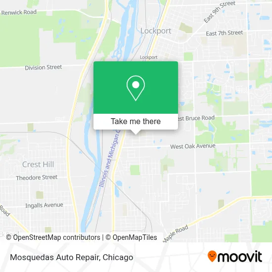 Mosquedas Auto Repair map