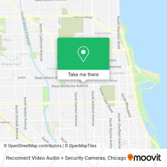 Reconnect Video Audio + Security Cameras map