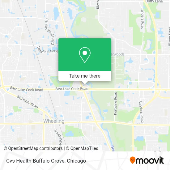 Cvs Health Buffalo Grove map
