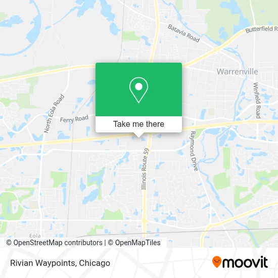 Rivian Waypoints map
