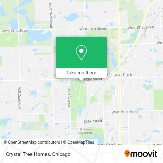 Crystal Tree Homes map