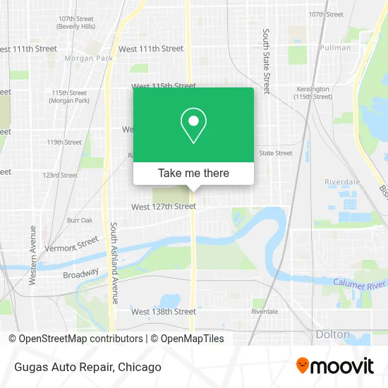 Gugas Auto Repair map