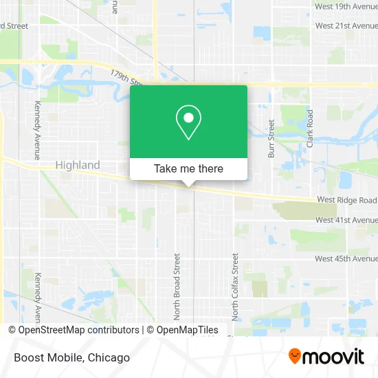 Boost Mobile map