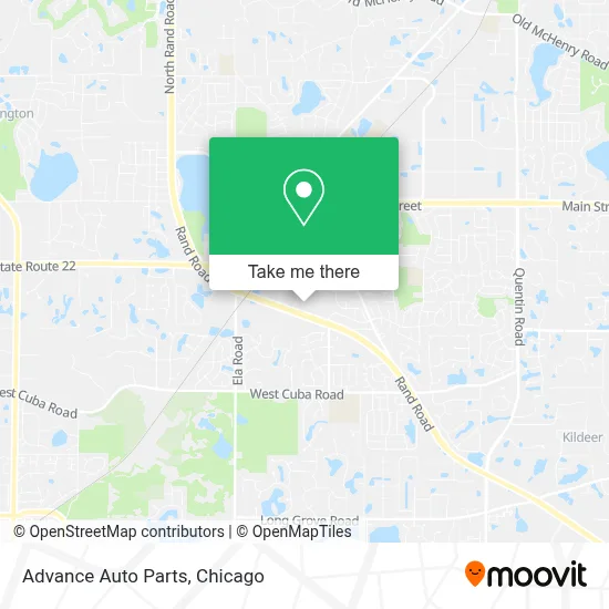 Advance Auto Parts map