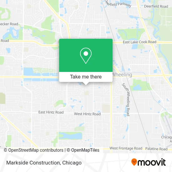 Markside Construction map
