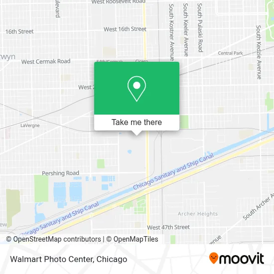 Walmart Photo Center map