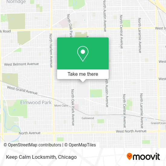 Keep Calm Locksmith map