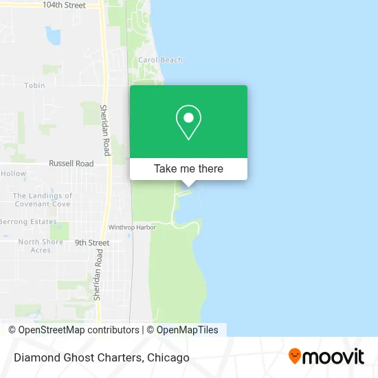 Diamond Ghost Charters map