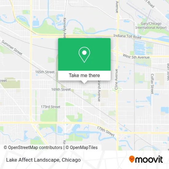 Lake Affect Landscape map