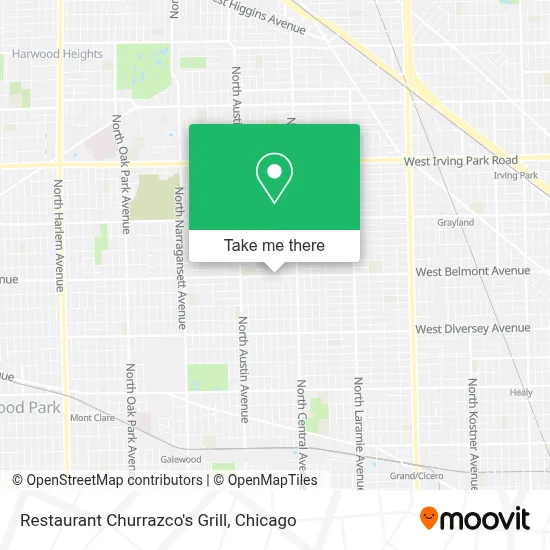 Restaurant Churrazco's Grill map