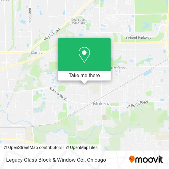 Legacy Glass Block & Window Co. map
