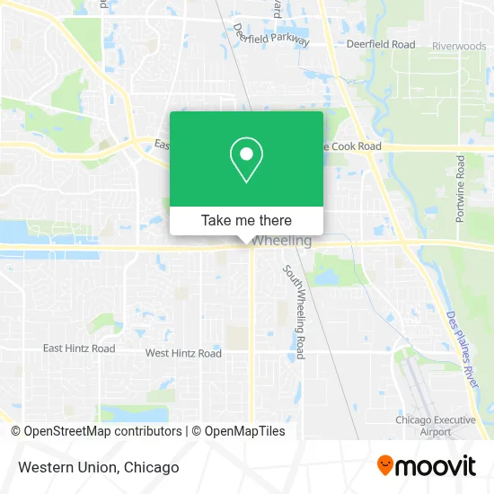 Western Union map