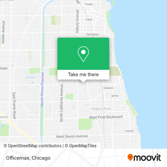 Officemax map