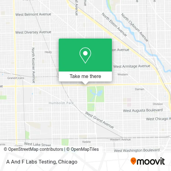 A And F Labs Testing map