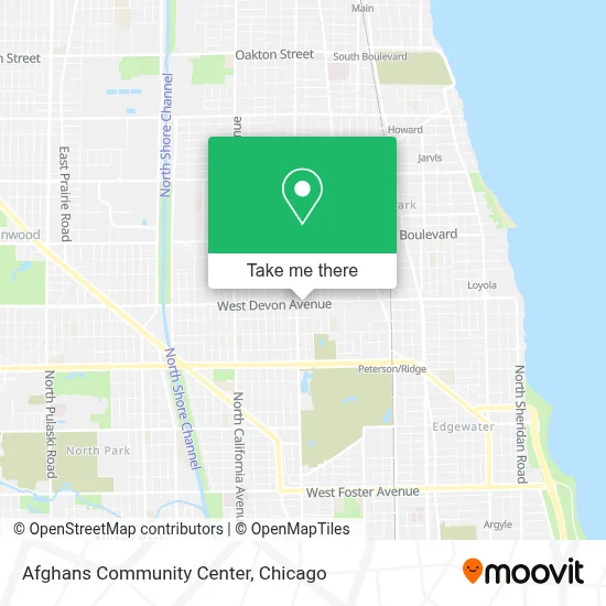 Afghans Community Center map