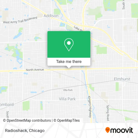Radioshack map