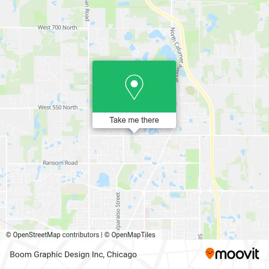 Boom Graphic Design Inc map