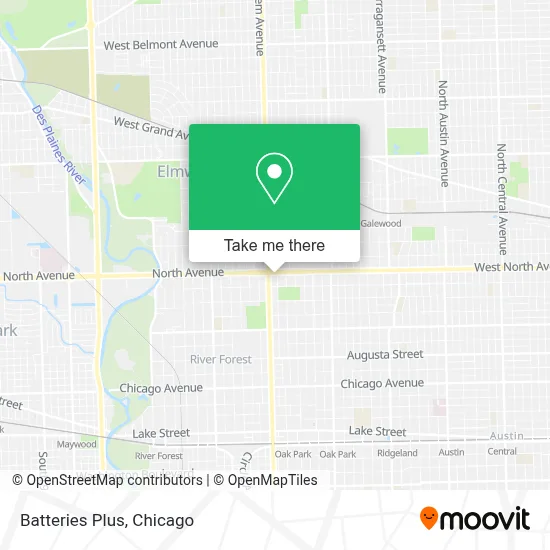 Batteries Plus map