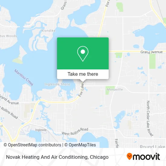 Novak Heating And Air Conditioning map
