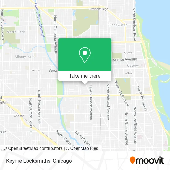 Keyme Locksmiths map