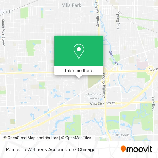 Points To Wellness Acupuncture map