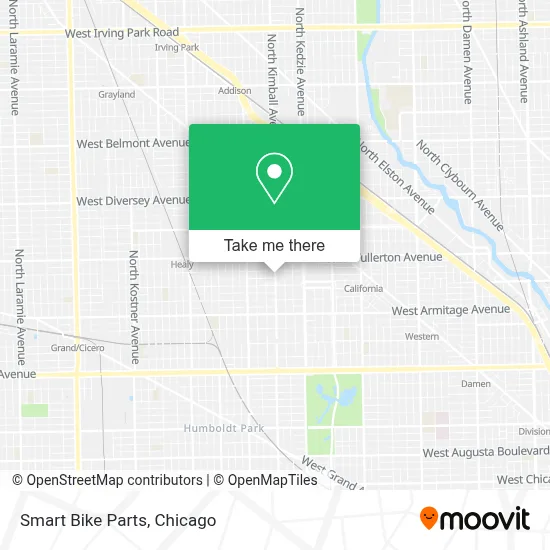 Smart Bike Parts map