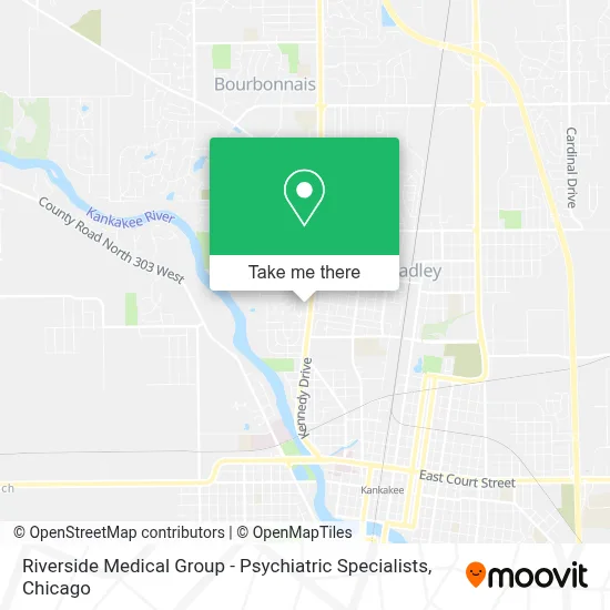 Riverside Medical Group - Psychiatric Specialists map