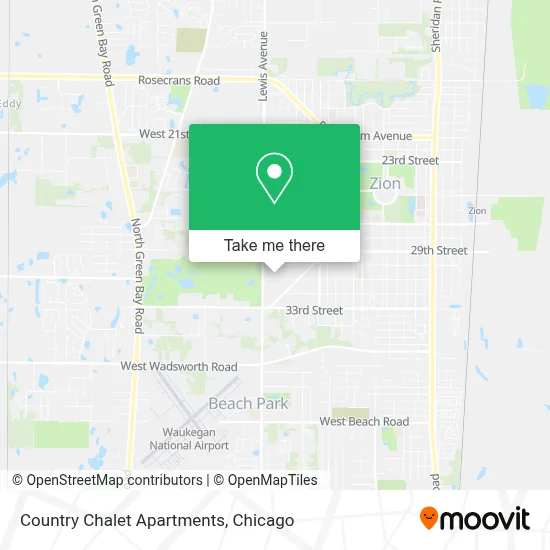 Country Chalet Apartments map