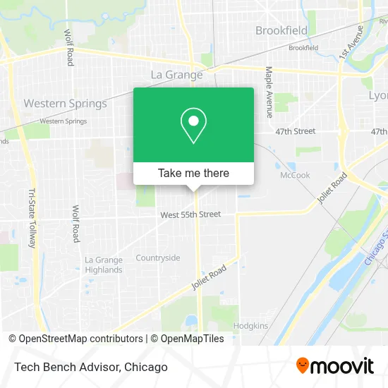 Tech Bench Advisor map