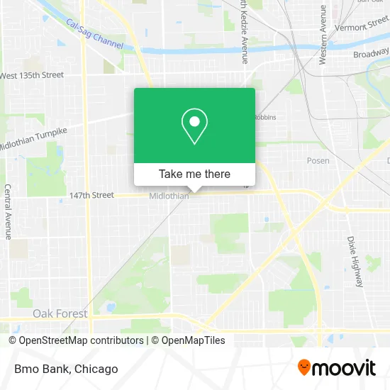 Bmo Bank map